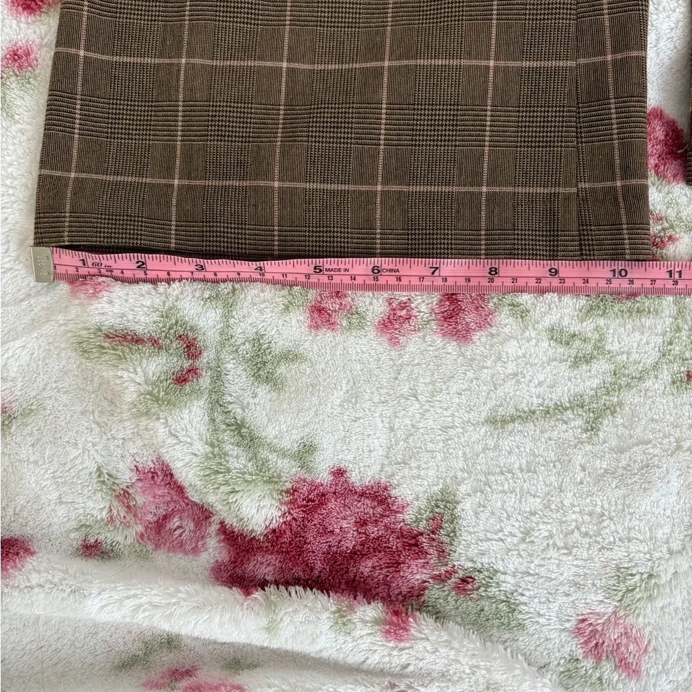 Frankie B. Brown Plaid Trousers - Picture 6 of 16